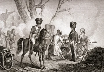 Napoléon (1769-1821) à Montereau-sur-Yonne le 18 février 1814